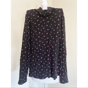 3/15 WhiteStag Black Christmas Turtleneck Sweater